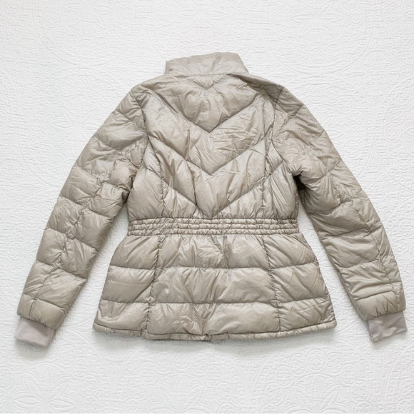 Athleta Banner Peak Down Jacket, Dove Grey - Picture 3 of 7